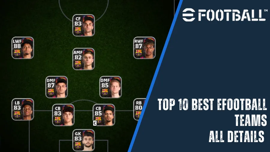 Top 10 Best EFootball Teams 2026 All Current Best Teams Ranked